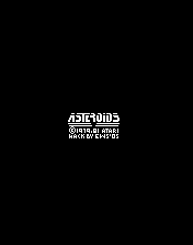 Asteroids Arcade Title Screen